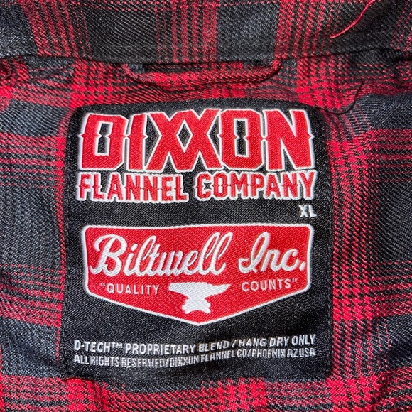 DIXXON Bitwell Inc NWT Men’s flannel size XL. - Picture 3 of 6